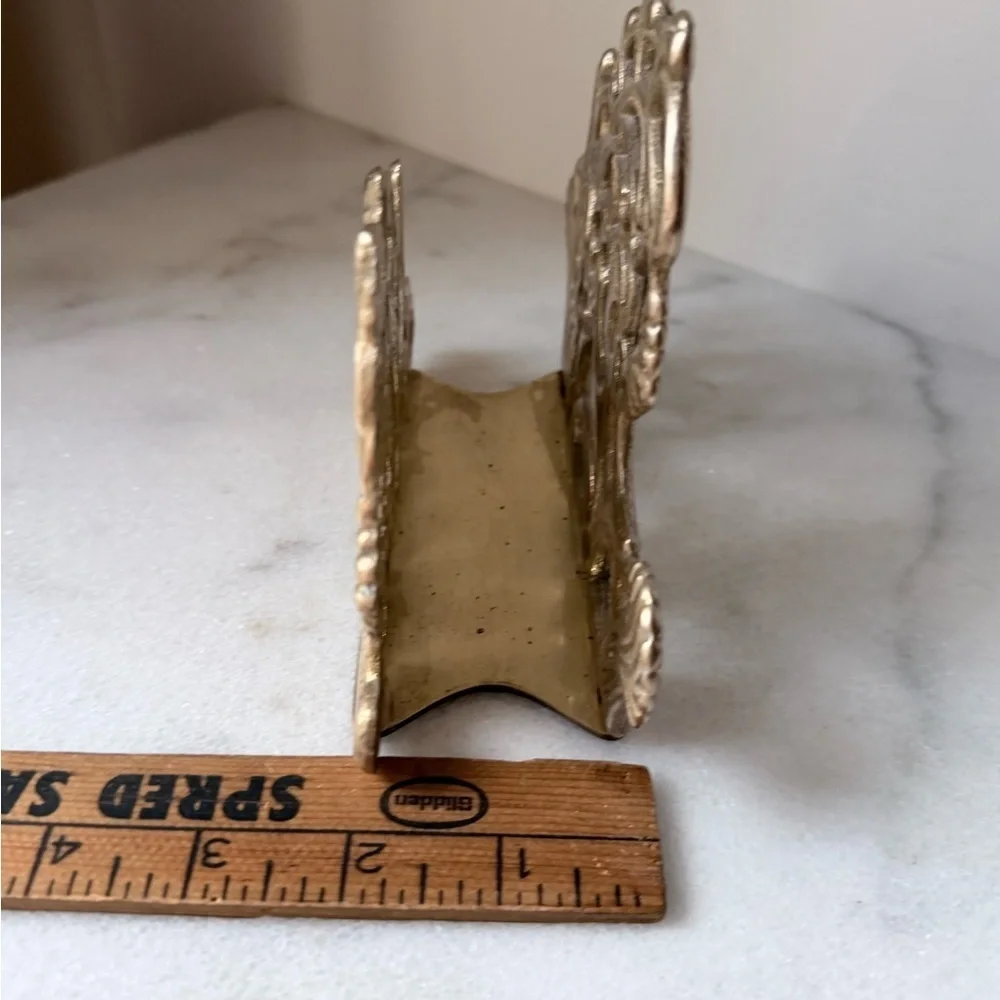 Elegant Gold Metal Napkin Holder